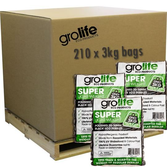 Grolife Eco Pebbles - Grey - Pallet (210)